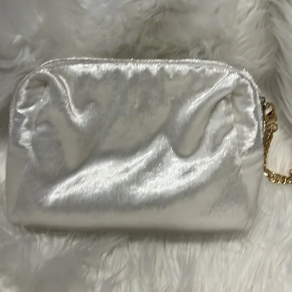 Dior Mini Bag in Silver with Gold Chain - Picture 3 of 7